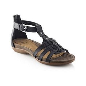 Ruff Hewn Dandy Black Gladiator Sandal